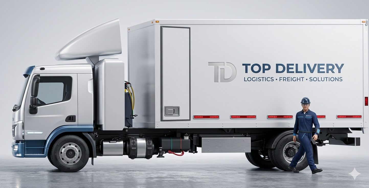 Camion de déménagement propre